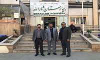 بازدید نوروزی جناب آقای دکتر سلیمی و تیم همراه  از بیمارستان ثارالله