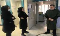 بازدید ریاست محترم دانشگاه جناب آقای دکتر صیادی از بیمارستان ثارالله