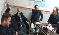 جلسه مدیر محترم بیمارستان با پرسنل تاسیسات