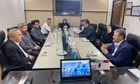 برگزاری جلسه با مسئولین دانشگاه علوم پزشکی ومعاونت درمان پیرامون  بهبود خدمت رسانی  به مراجعین  